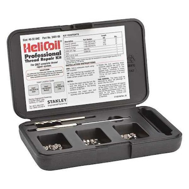 Free-Running Helical Insert Repair Kit, #6-32 - 5401-06