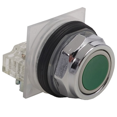 Push Button, 30 mm, 1 NO/1 NC, 1NC, 1NO, Green - 9001KR1GH5Y238