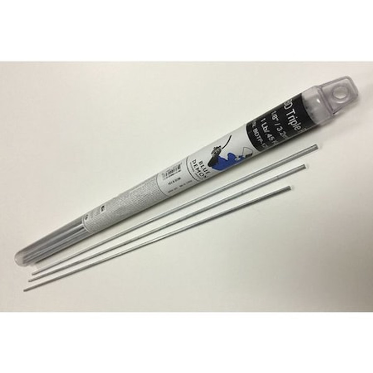 Low Temp Alum-Zinc Rod, 1/8"x18", 25lb, box - BDTP-125-25T