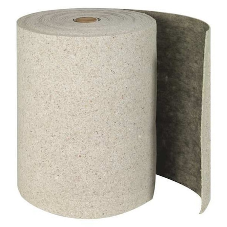 Sorbents, 54 gal, 28 1/2 in x 150 ft, Universal, White, Cellulose - RFP328-DP