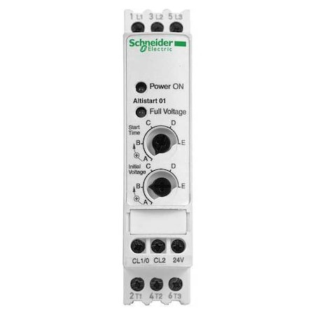 Soft Start, 110-460VAC, 6A, 1 or 3-Phase - ATS01N106FT