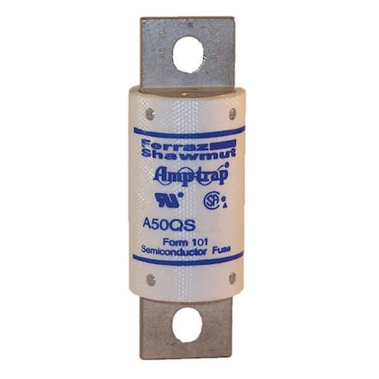 Semiconductor Fuse, A50QS Series, 200A, Fast-Acting, 500V AC, Bolt-On - A50QS200-4