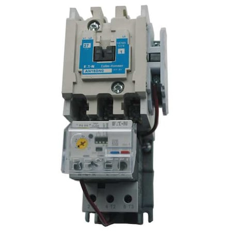 Nonreversing NEMA Magnetic Motor Starter, No Enclosure NEMA Rating, 240V AC, 3 Poles, 1NO - AN19DN0B5E045