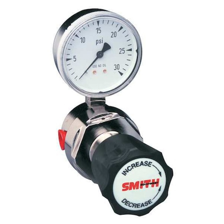 High Purity Gas Regulator Single Stage, 1/4 in NPT F, Use With: Inert, Non-Corrosive - 103-0000