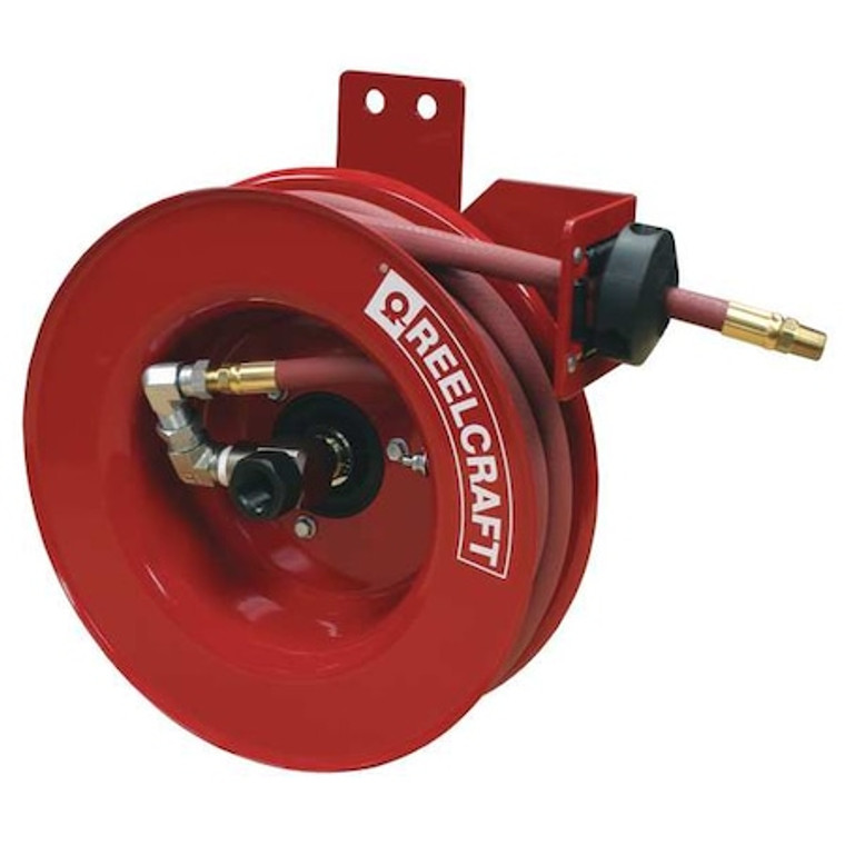Spring Return Hose Reel, 3/8 in Hose Dia., 50 ft Length, 300 psi - 5650 OLPSMR