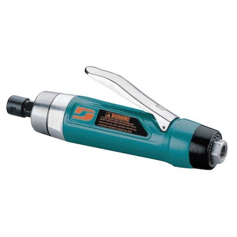 Straight Die Grinder, 3/8 in NPT Female Air Inlet, 1/4 in Collet, Heavy Duty, 20,000 RPM, 1.0 hp - 52669