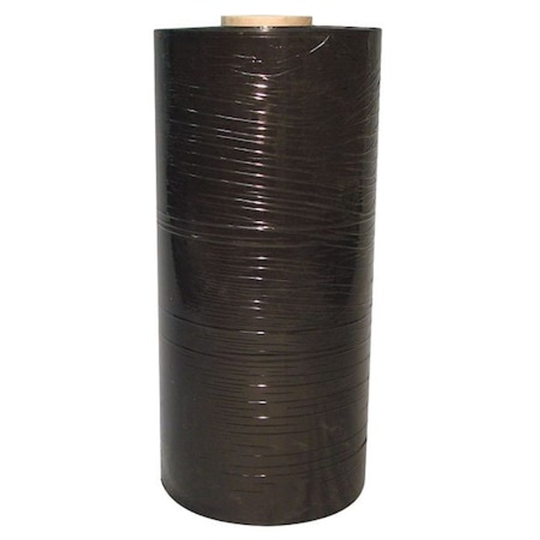 Machine Stretch Wrap 20" x 5000 ft., Cast Style, Black Opaque - 15C013
