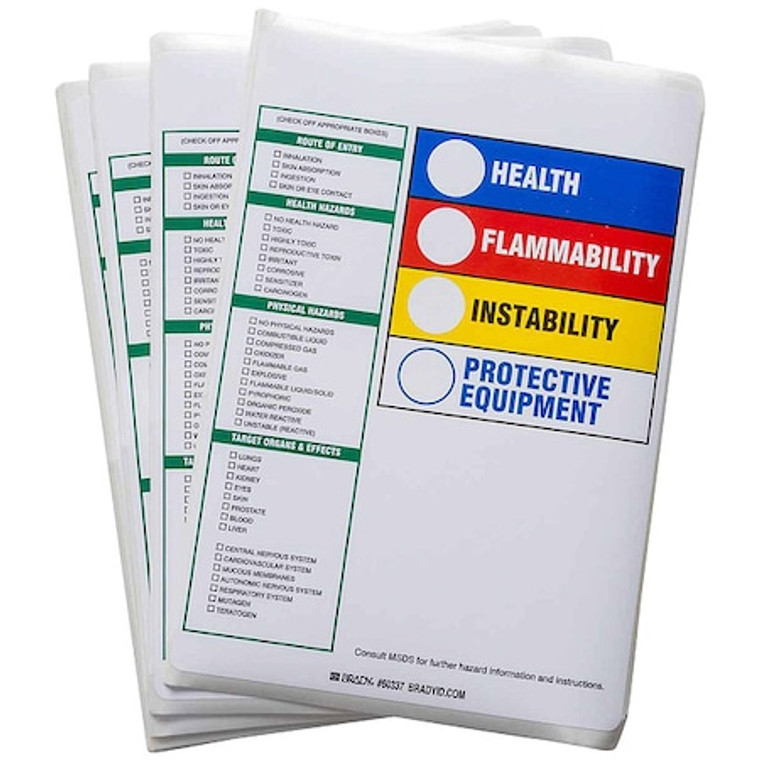 HMIG Label, 10 In. H, 7-1/4 In. W, PK100 - 60337