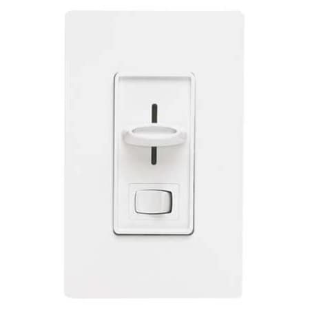 Lighting Dimmer, Slide, Decora, 300W, White - CTELV-303P-WH