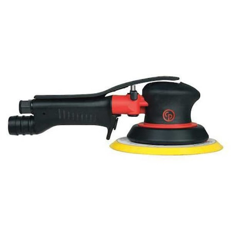 6 Inch (150 mm) Air Random Orbital Sander, Non-Vacuum, Hook & Loop, 0.28 HP / 210 W - 11000 RPM - CP7215HE
