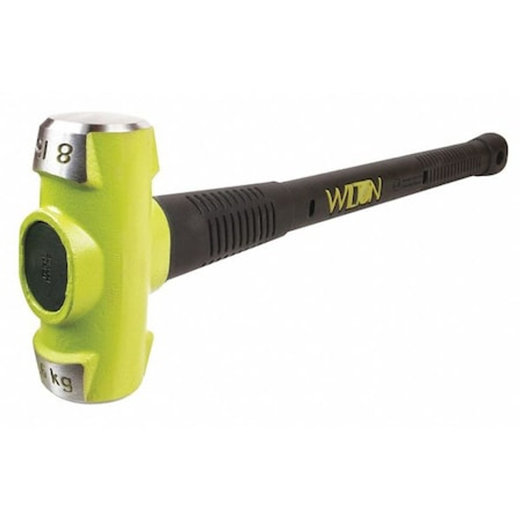 Sledge Hammer, 8 lb., 32 In, Rubber/Steel - 20830