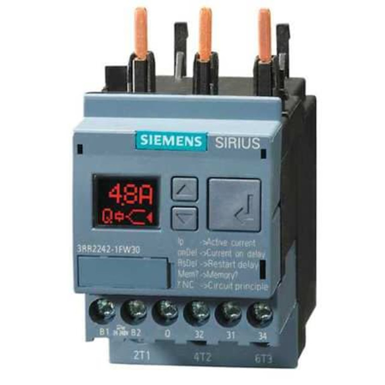 Current Monitoring Relay, 3 Phase, 4-40A - 3RR22421FW30