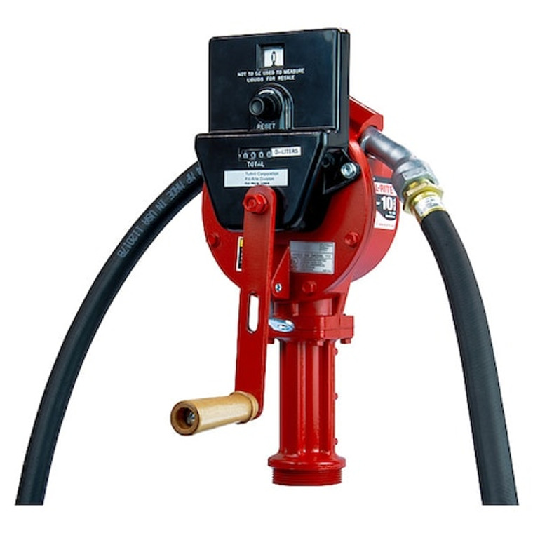 Fuel Transfer Pump, 38 Liters/100 Revolutions Max. Flow Rate , Cast Iron, 1 in NPT Inlet - FR112CL