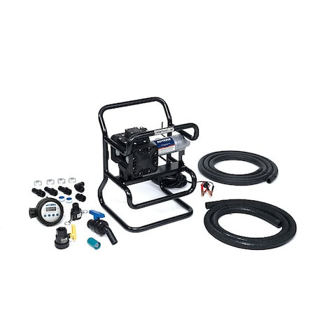 Fuel Transfer Pump, 12V DC, 13 gpm Max. Flow Rate , 1/4 HP, Polypropylene, 1 in NPT Inlet - SS435BX700