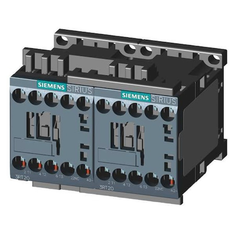 IEC Magnetic Contactor, 3 Poles, 24 V DC, 12 A, Reversing: Yes - 3RA23178XB301BB4