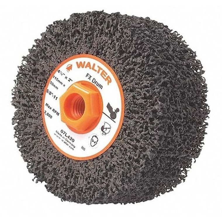 Finishing Drum, 4.5"x2"x5/8"-11" Coarse - 07L420