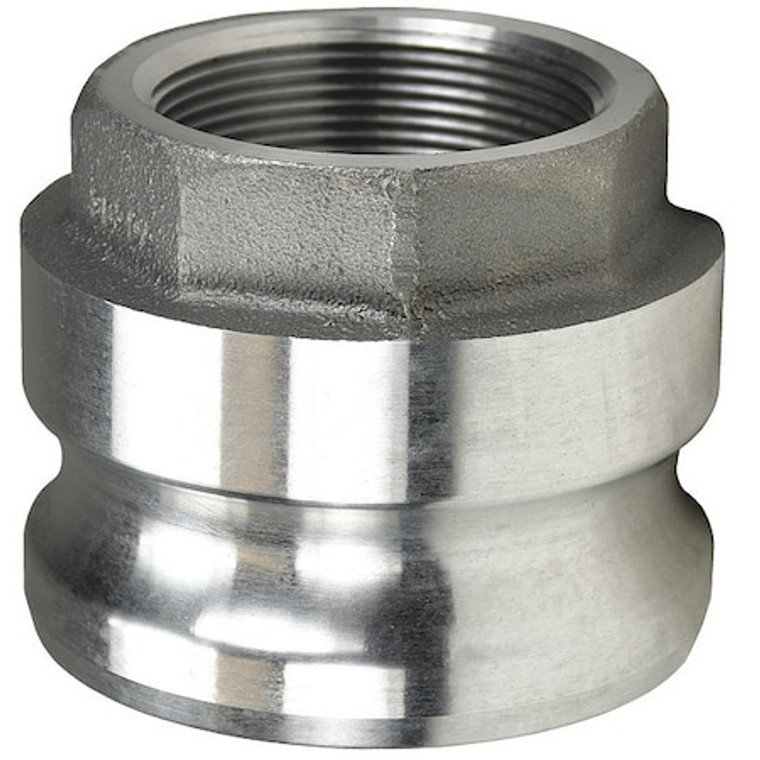 Adapter, 6x4In, 75 psi, Male Adapter x FNPT - 6040-A-AL