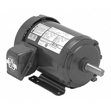 3-Phase General Purpose Motor, 3 hp HP, 145T Frame, 208-230/460V AC Voltage, 3600 Nameplate RPM - U3P1DF