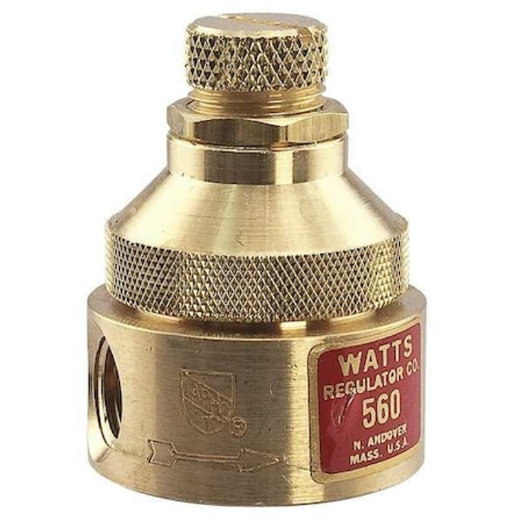 Pressure Regulator, 1/4 In, 0 to 125 psi - 1/4 LF560 0-125