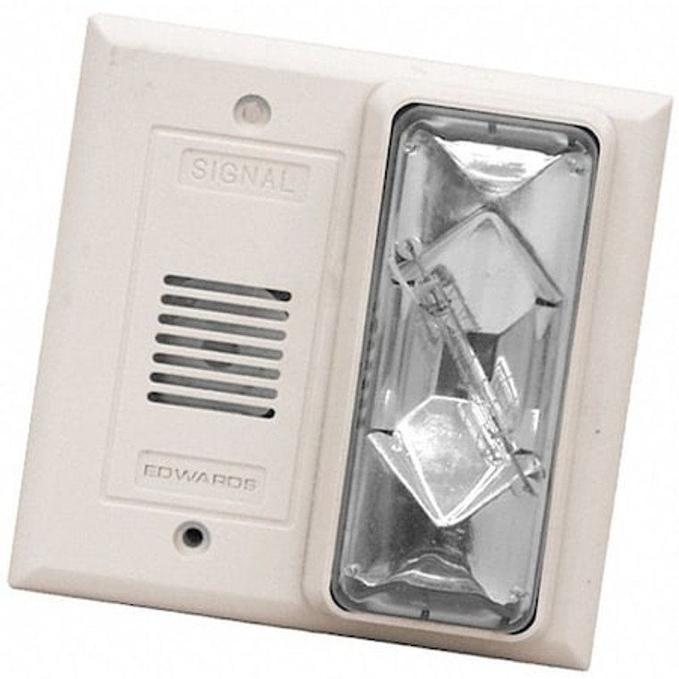 Horn Strobe, Clear, 4-1/2 In. H, 120VAC - 7007B-N5