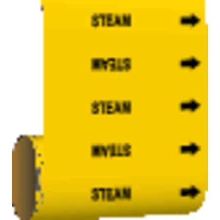Pipe Marker, Steam, Yellow, 41513 - 41513