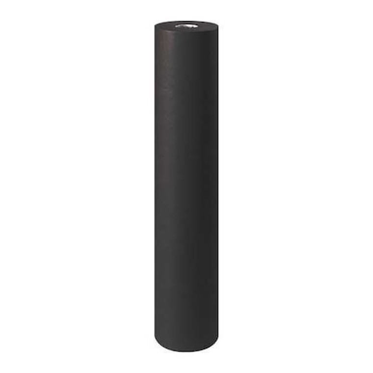 Colored Kraft Paper, 50#, 48", Black, 1/Roll - KP4850BK