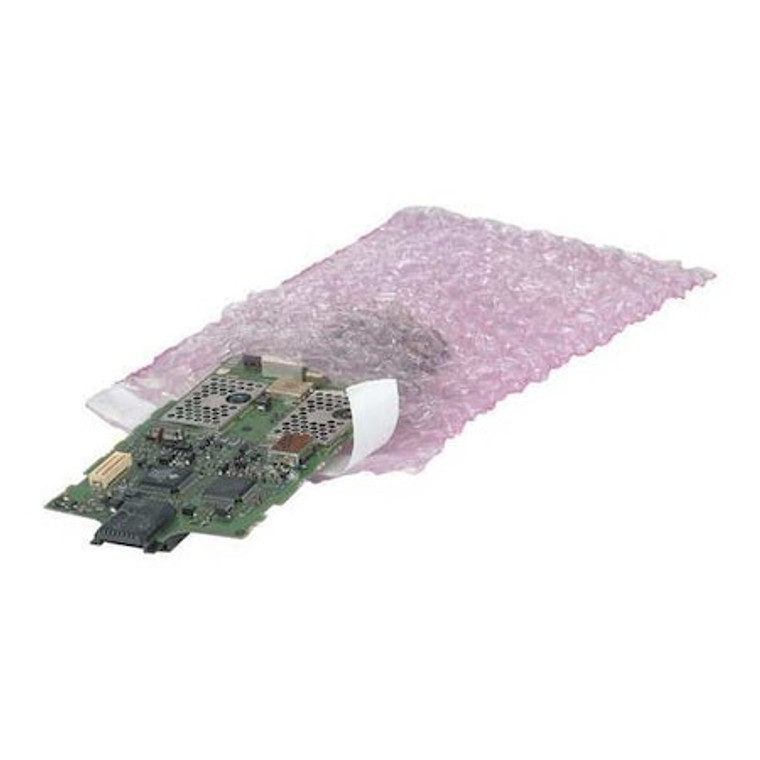 Anti-Static Bubble Pouches, 18" x 23 1/2", Pink, 100/Case - BOB1823AS
