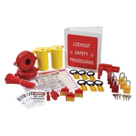 Portable LockoutKit, Electrical/Valve, 123 - 45249