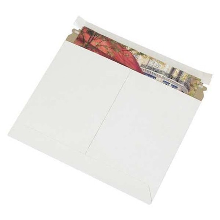 Utility White Flat Mailers, 9 1/2" x 6", White, 200/Case - RMU96W