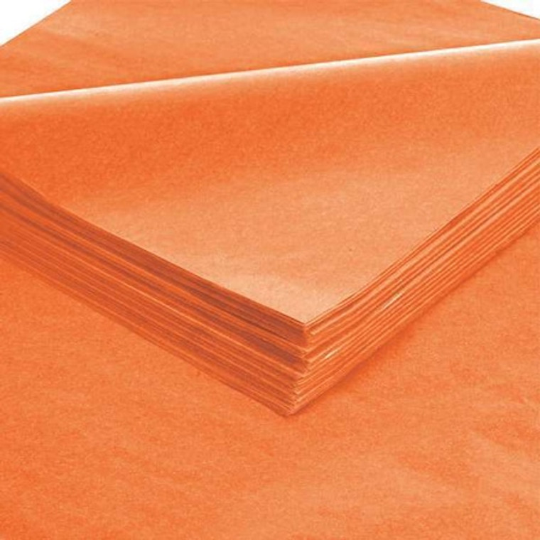 Tissue Paper, Gift Grade, 20" x 30", Orange, 480/Case - T2030S