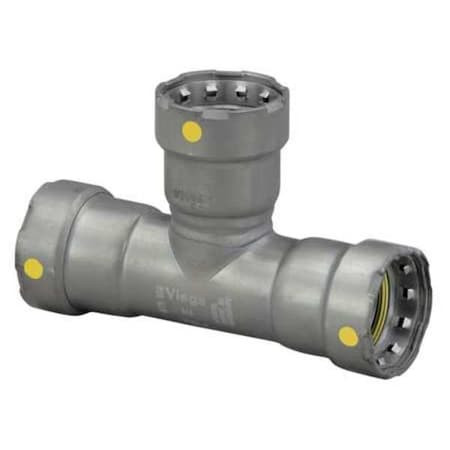 Viega MegaPressG tee, 2" x 2" x 3/4" - 25386