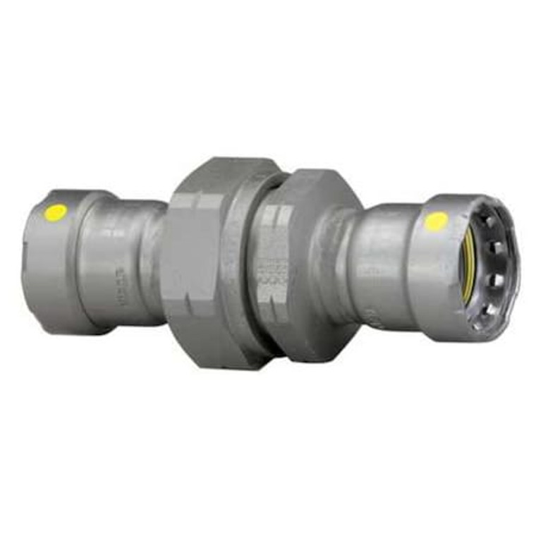 Viega MegaPressG union, 1-1/4" x 1-1/4" - 25716