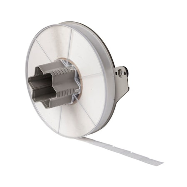 A5500 Polyester Wire and Cable Flag Labels 1.5 in H x 0.5 in W White 3600/RL - A55-10-483