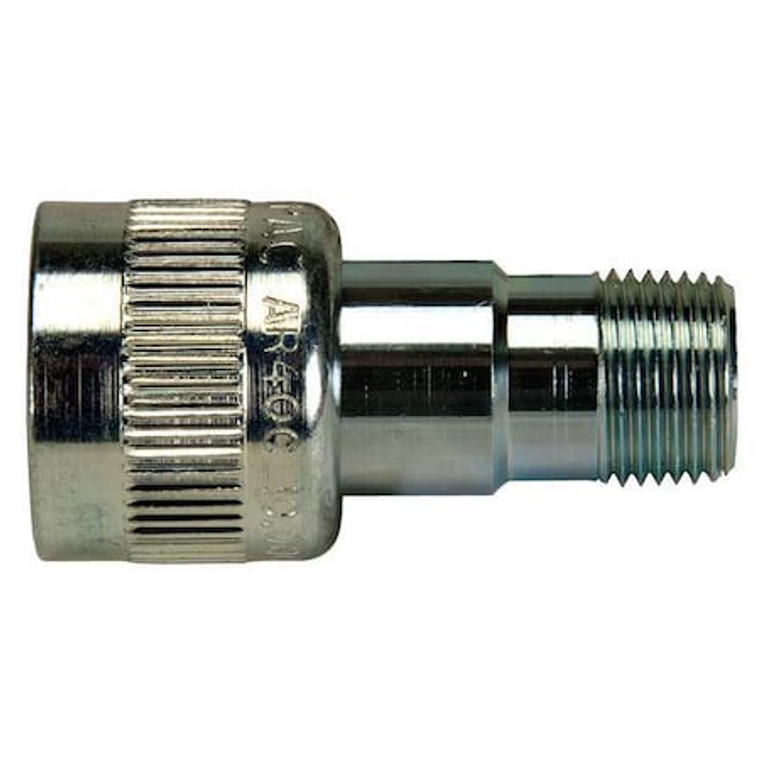Hydraulic Quick Connect Hose Coupling, Steel Body, Sleeve Lock, 3/8"-18 Thread Size, AR Series - AR400
