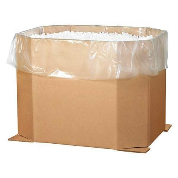 Triple Wall Octagon Bulk Bins, 46" x 38" x 36", Kraft, 5/Bundle - 463836OCT
