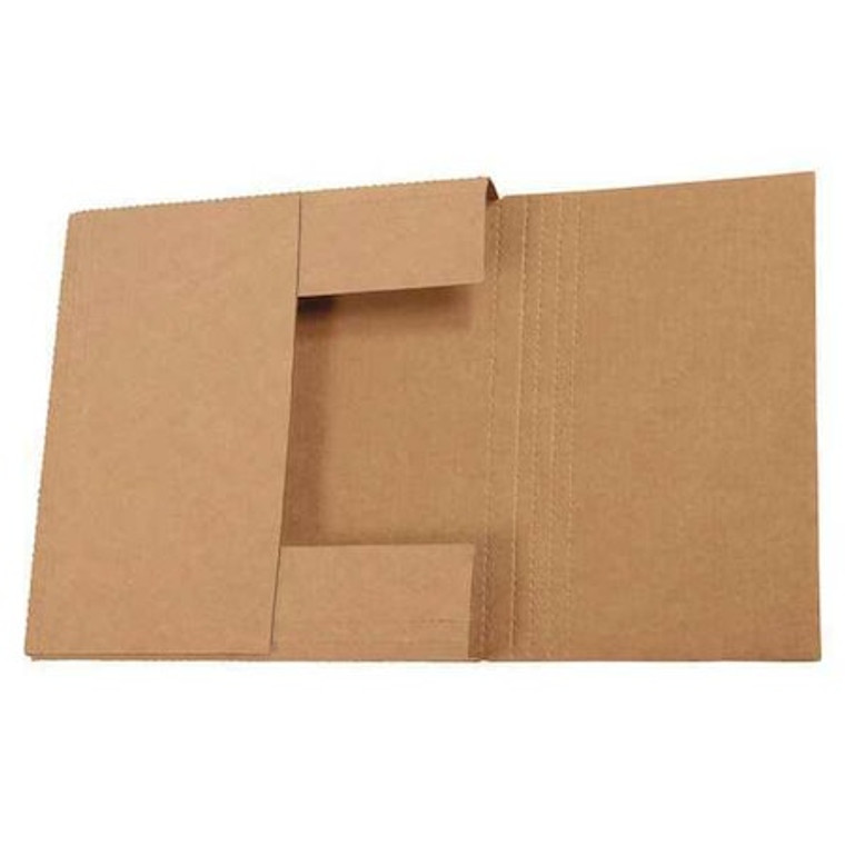 Easy-Fold Mailers, 12 1/2" x 12 1/2" x 2 1/2", Kraft, 50/Bundle - M12122K