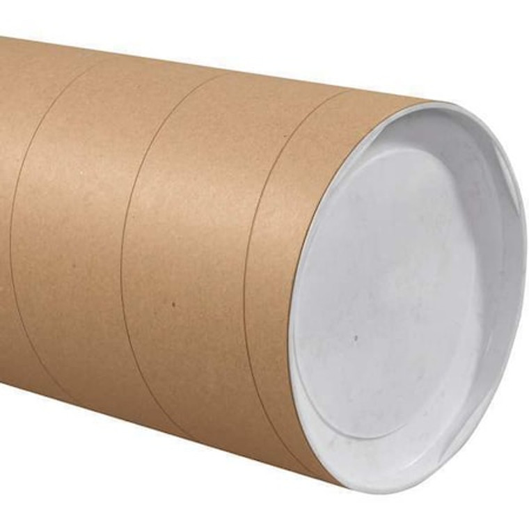 Jumbo Mailing Tubes, 10" x 36", Kraft, 8/Case - P1036KHD