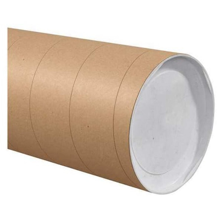 Jumbo Mailing Tubes, 8" x 36", Kraft, 10/Case - P8036KHD