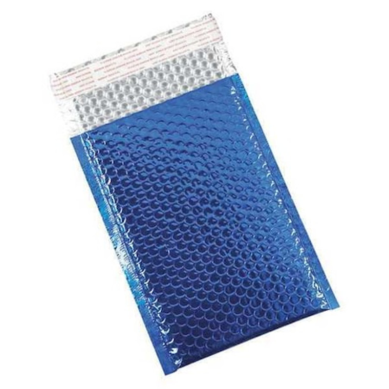 Glamour Bubble Mailers, 7 1/2" x 11", Blue, 72/Case - GBM0711B