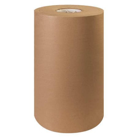 Kraft Paper Roll, 30#, 15" x 1,200', Kraft, 1 Roll - KP1530