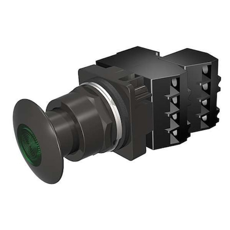 Illuminated Push Button, 30 mm, 2NC, Green - 52BP2H3GB
