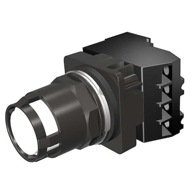 Illuminated Push Button, 30 mm, 1NC, White - 52BT6GBJBV