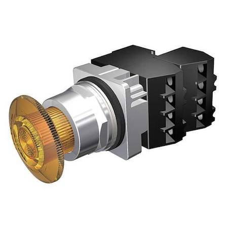 Illuminated Push Button, 30 mm, 2NC, Amber - 52PR8HTGB