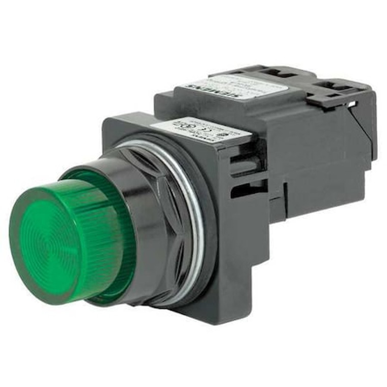 Pilot Light, Green, 30mm - US2:52BL4G3