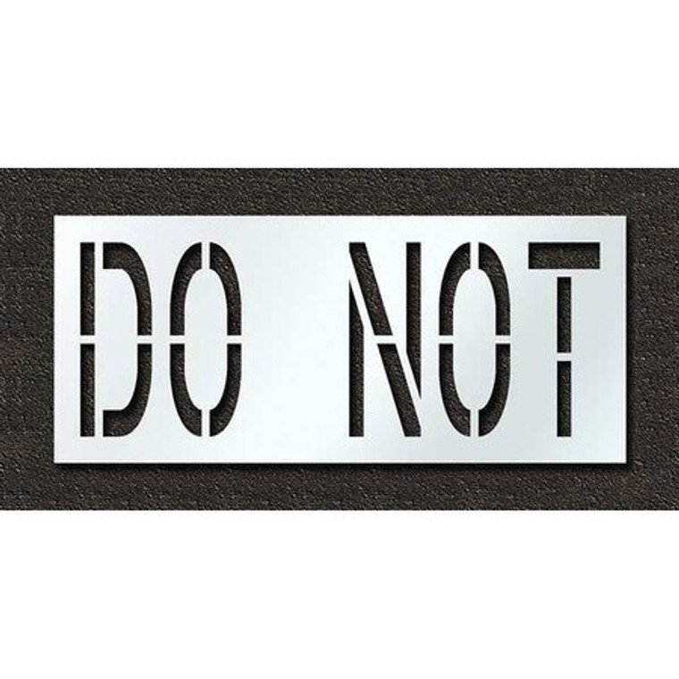 Pavement Stencil, Do Not, 24 in - STL-116-72435
