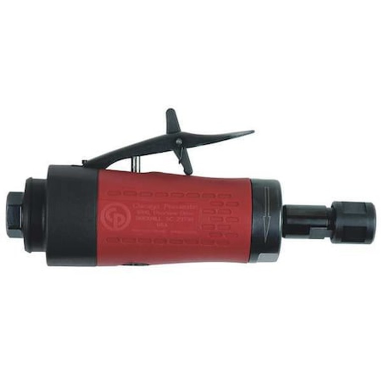 Straight Die Grinder, 1/4 in NPT Female Air Inlet, 1/4 in Collet, Heavy Duty, 30,000 RPM, 0.4 hp - CP3000-330R