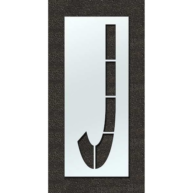 Airport Pavement Stencil, J, 108 in - STL-108-F108J