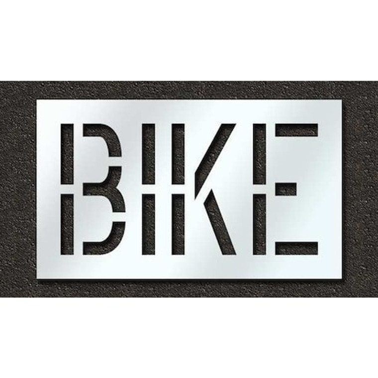 Pavement Stencil, Bike, 18 in - STL-116-71817