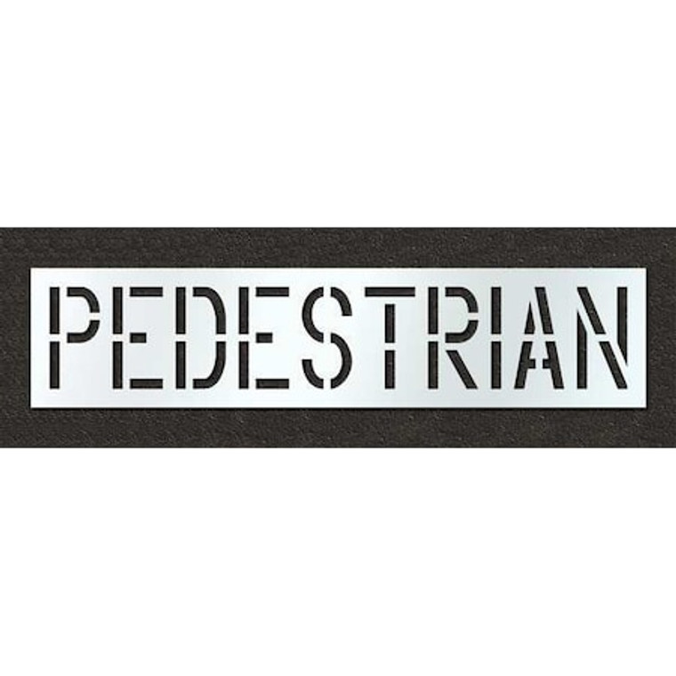 Pavement Stencil, Pedestrian, 18 in - STL-116-71825
