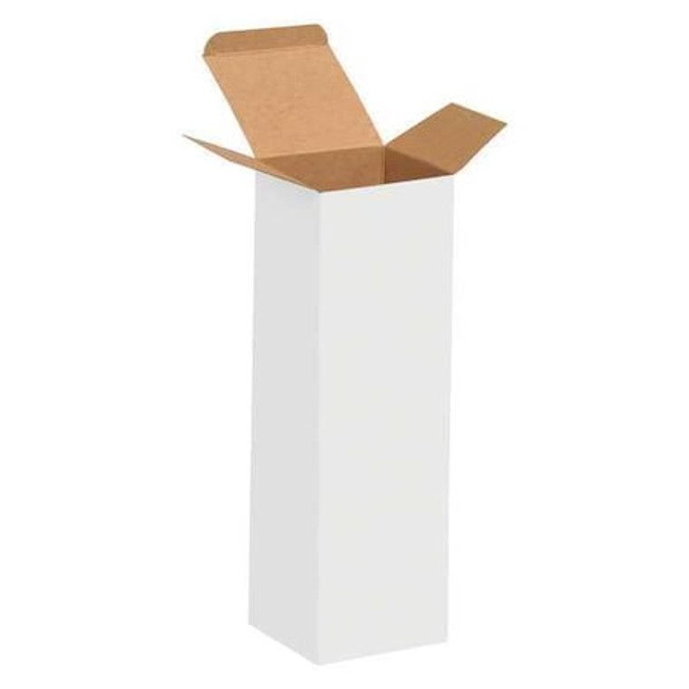 Reverse Tuck Folding Cartons, 3x3x10", White, 250PK, 12" Inside Lg, 10" Inside W, 250 PK - RTS24W